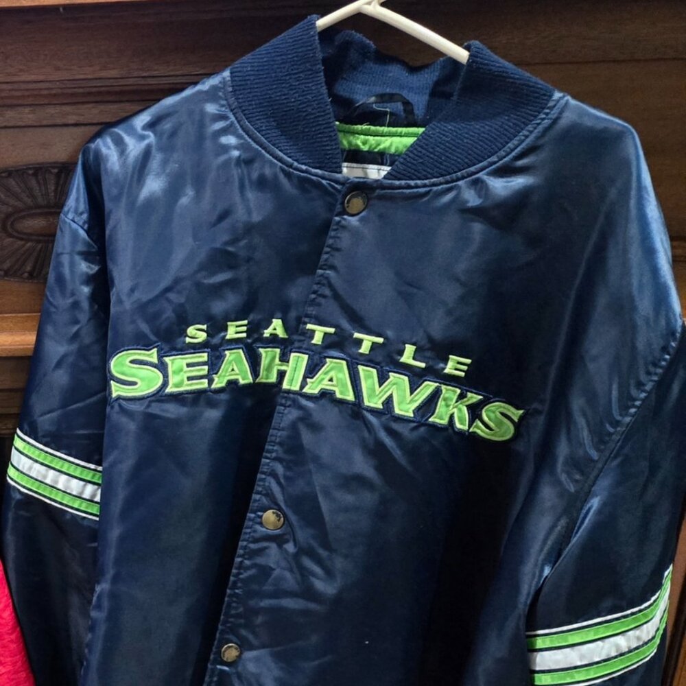 Vintage starter Seatle Seahawks satin jacket